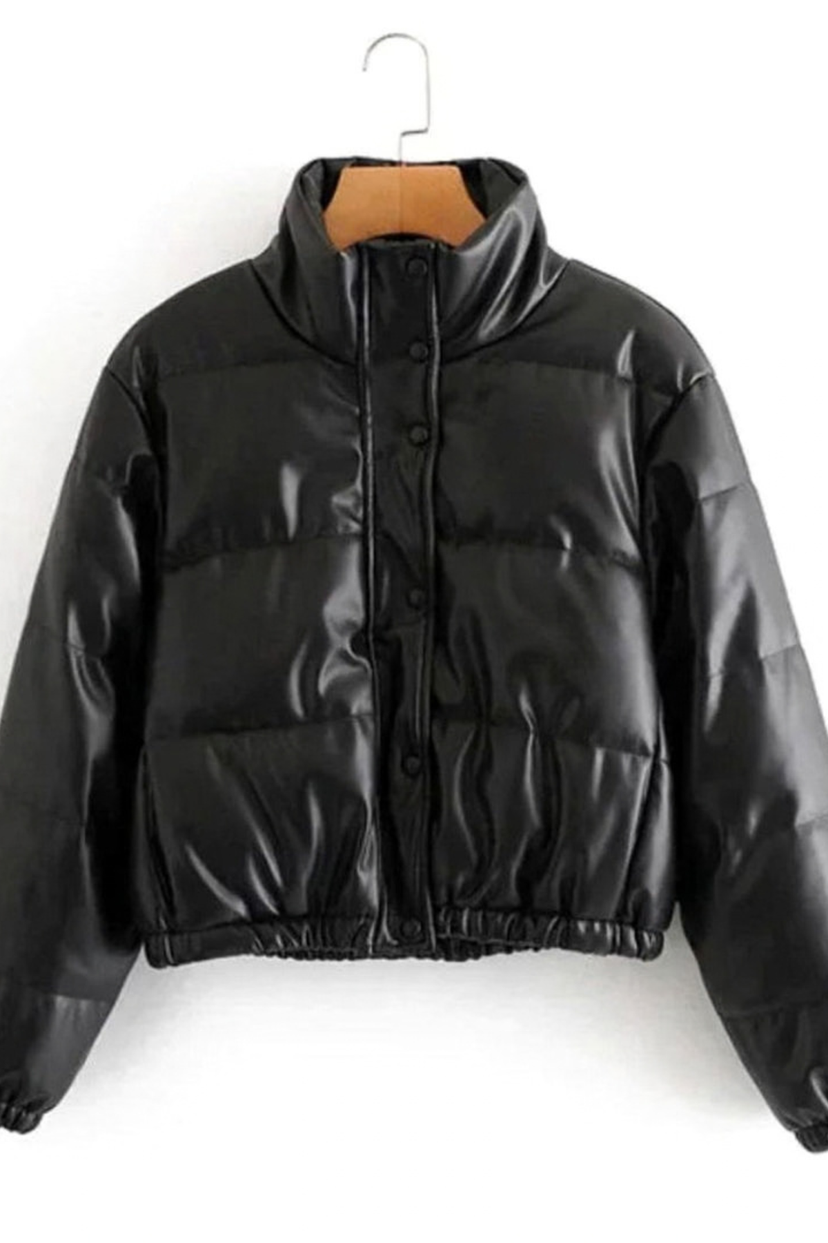 Quilted Cropped Hooded Puffer Jacket