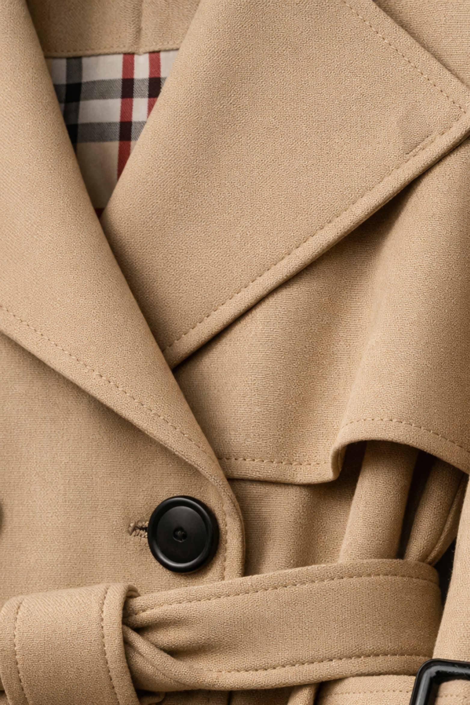 Women's Classic Belted Longline Trench