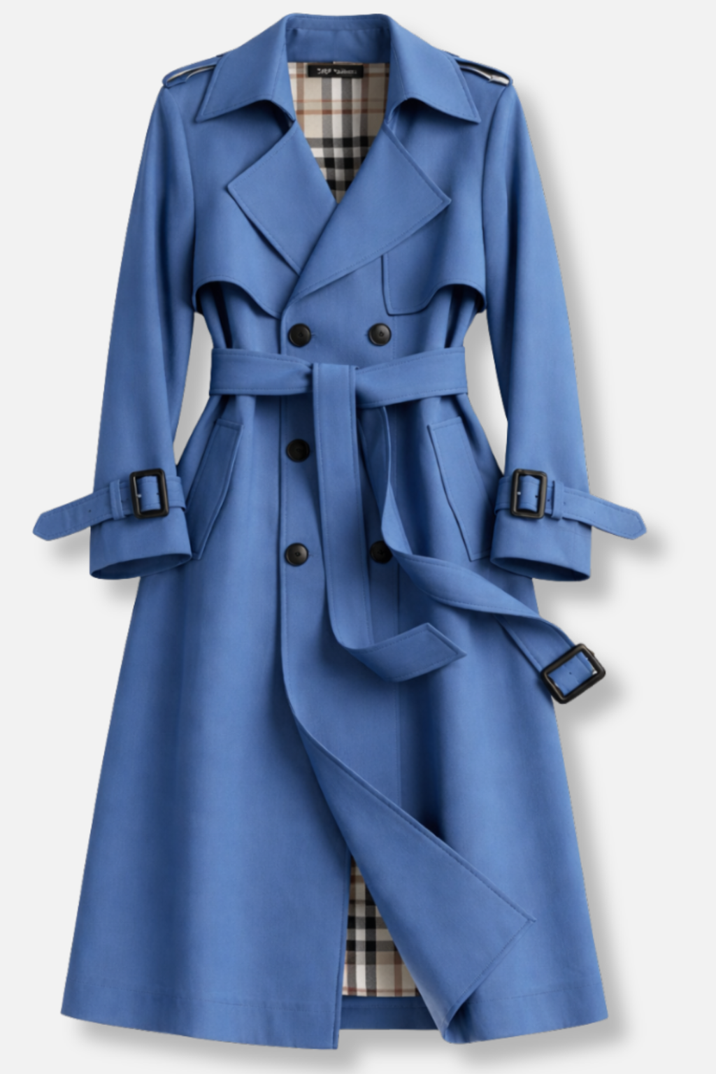 Women's Classic Belted Longline Trench