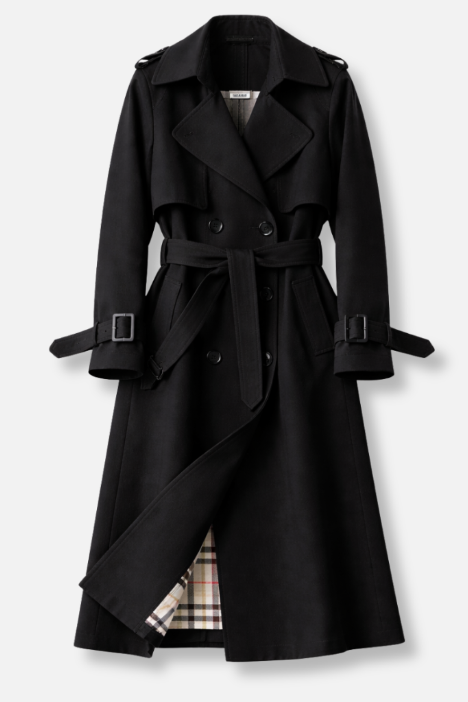 Women's Classic Belted Longline Trench