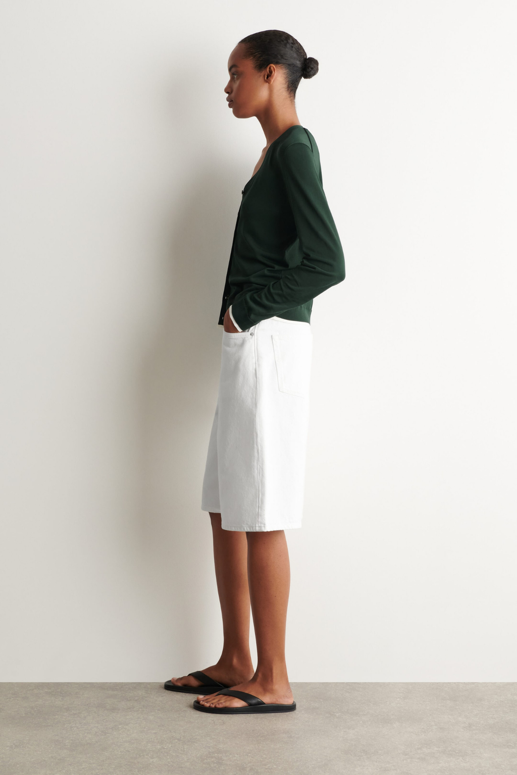 Women's Contrast Trim Knit Cardigan