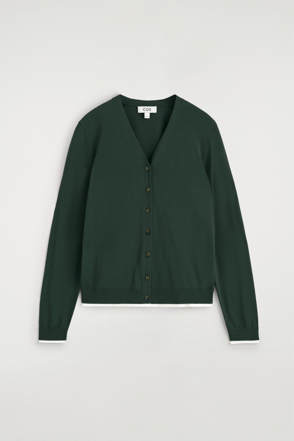 Women's Contrast Trim Knit Cardigan