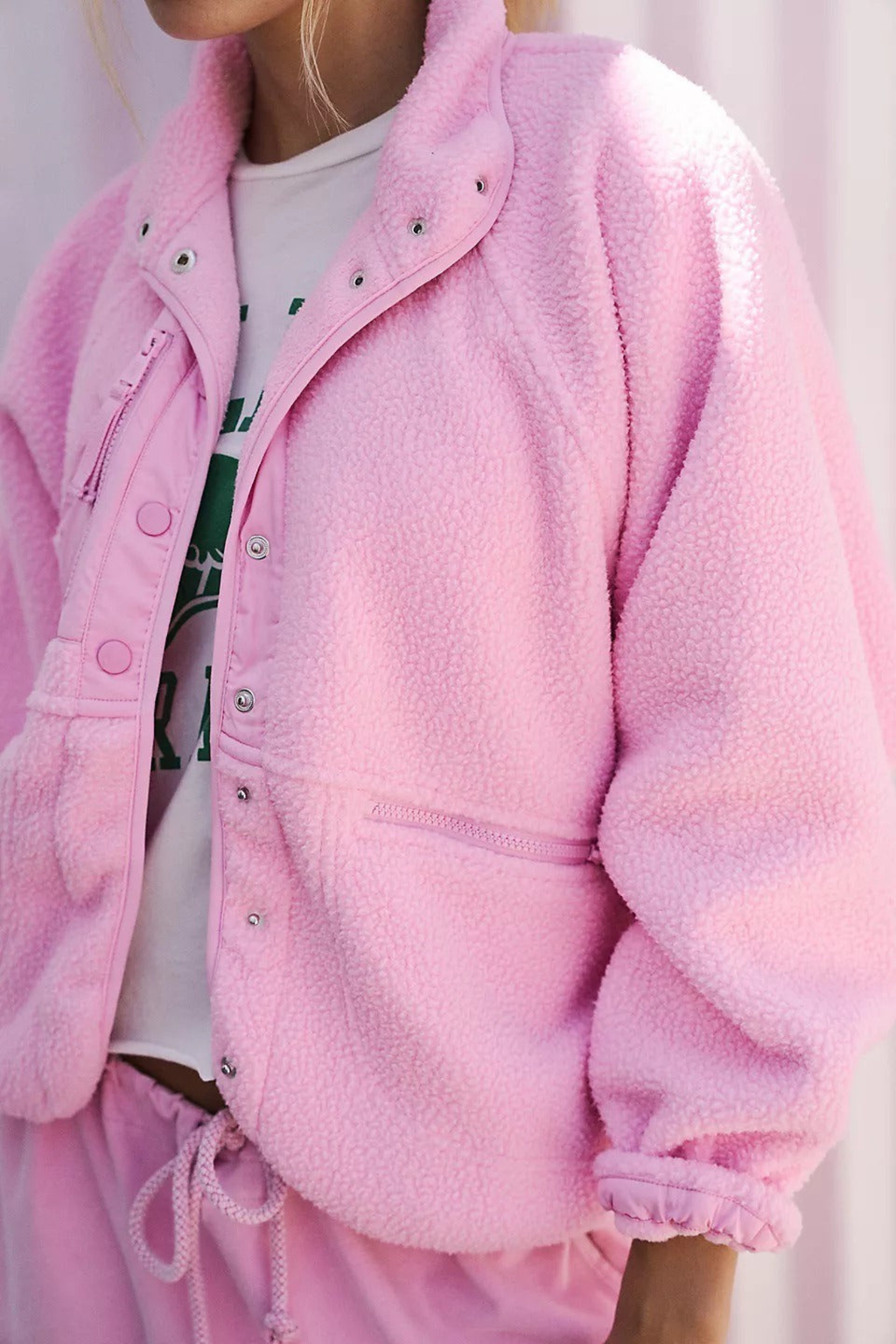 Women's Cozy Sherpa Stand Collar Zip Jacket