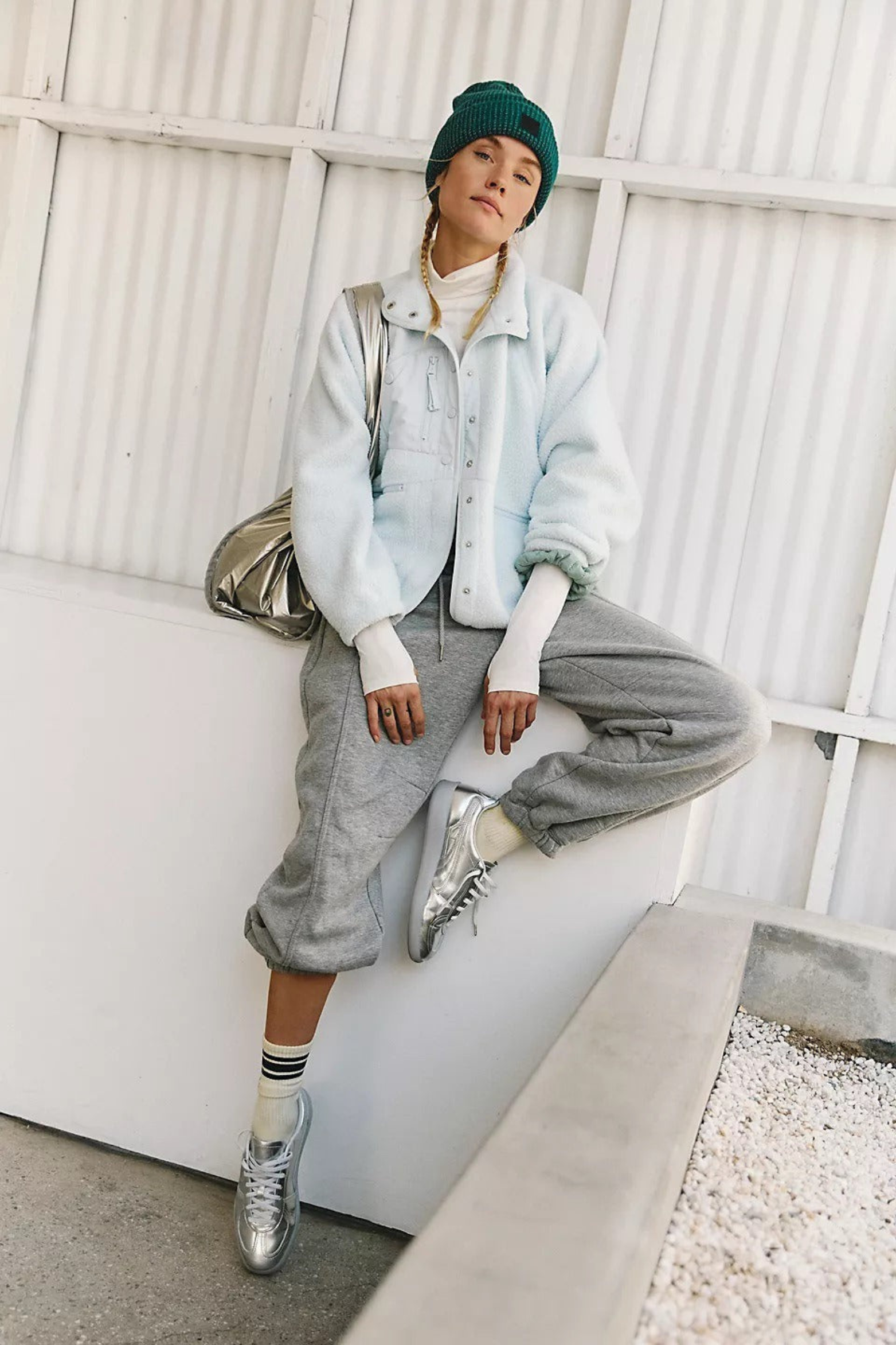 Women's Cozy Sherpa Stand Collar Zip Jacket