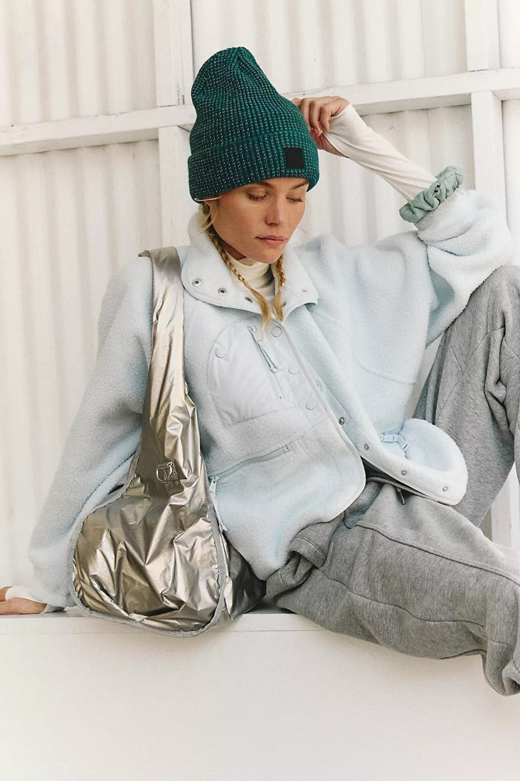 Women's Cozy Sherpa Stand Collar Zip Jacket