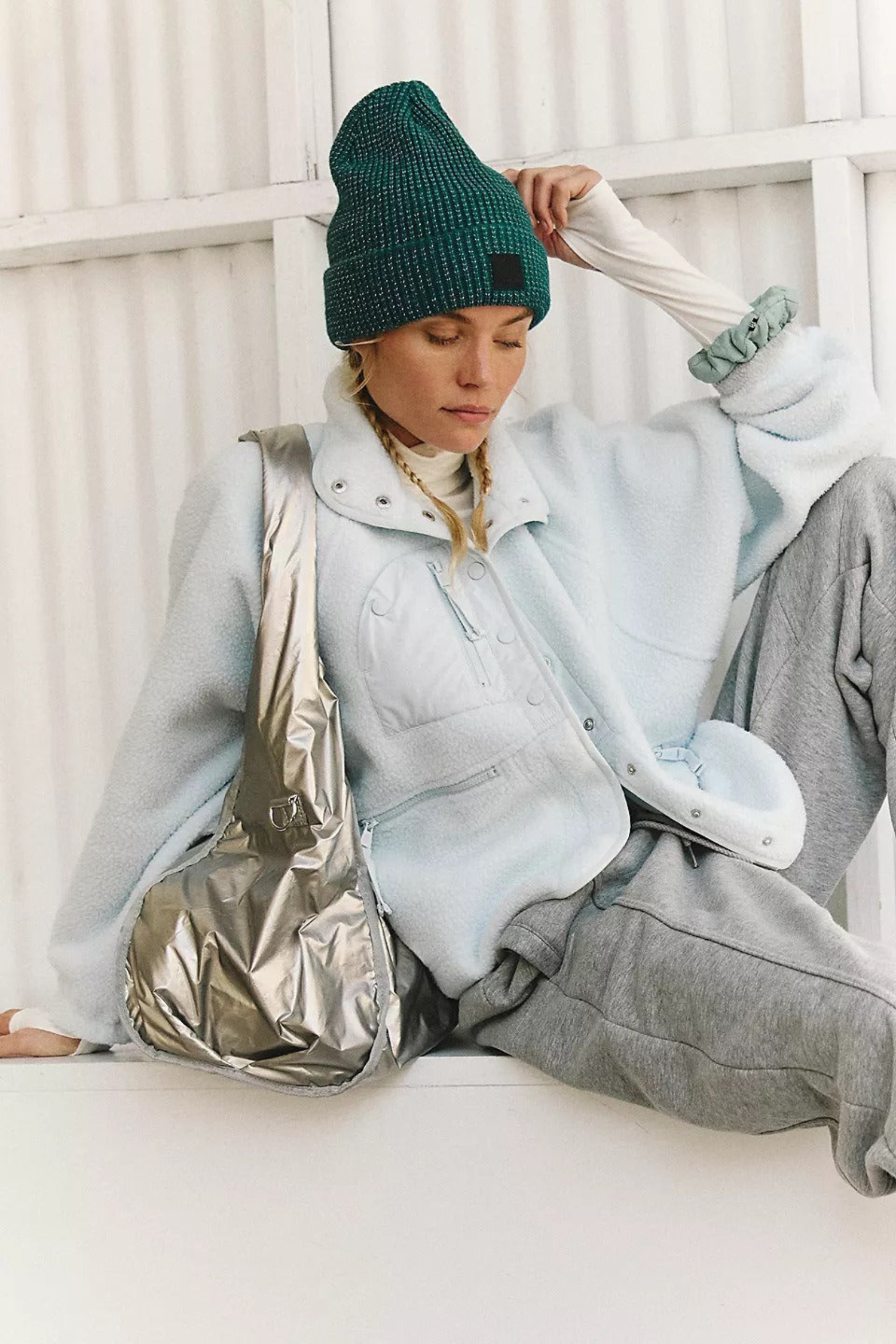 Women's Cozy Sherpa Stand Collar Zip Jacket