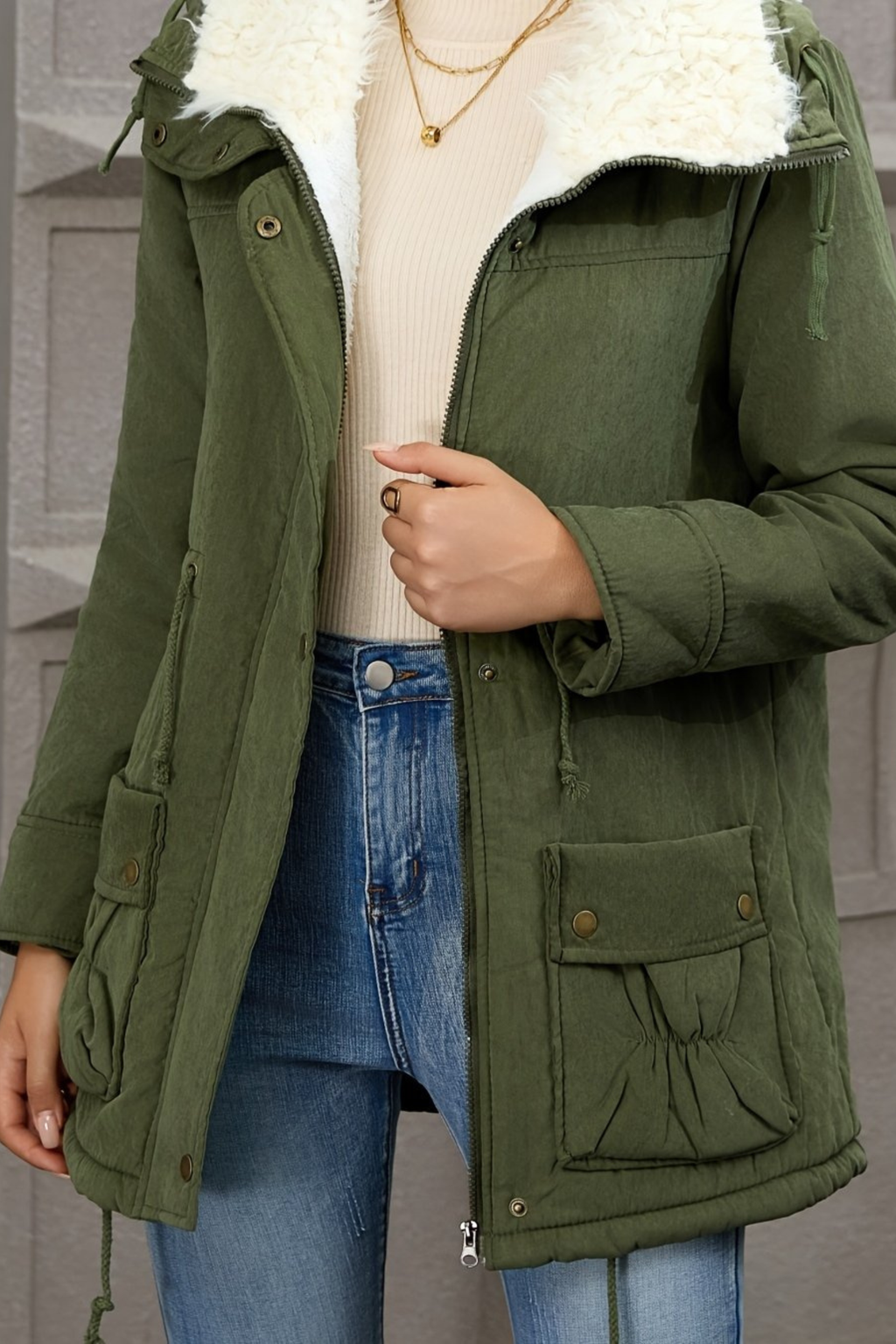 Women's Hooded Winter Parka Coat