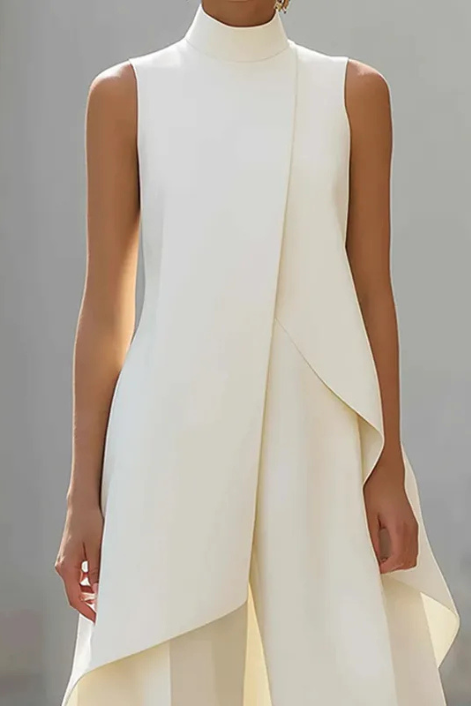 Women's Layered High Neck Pant Set