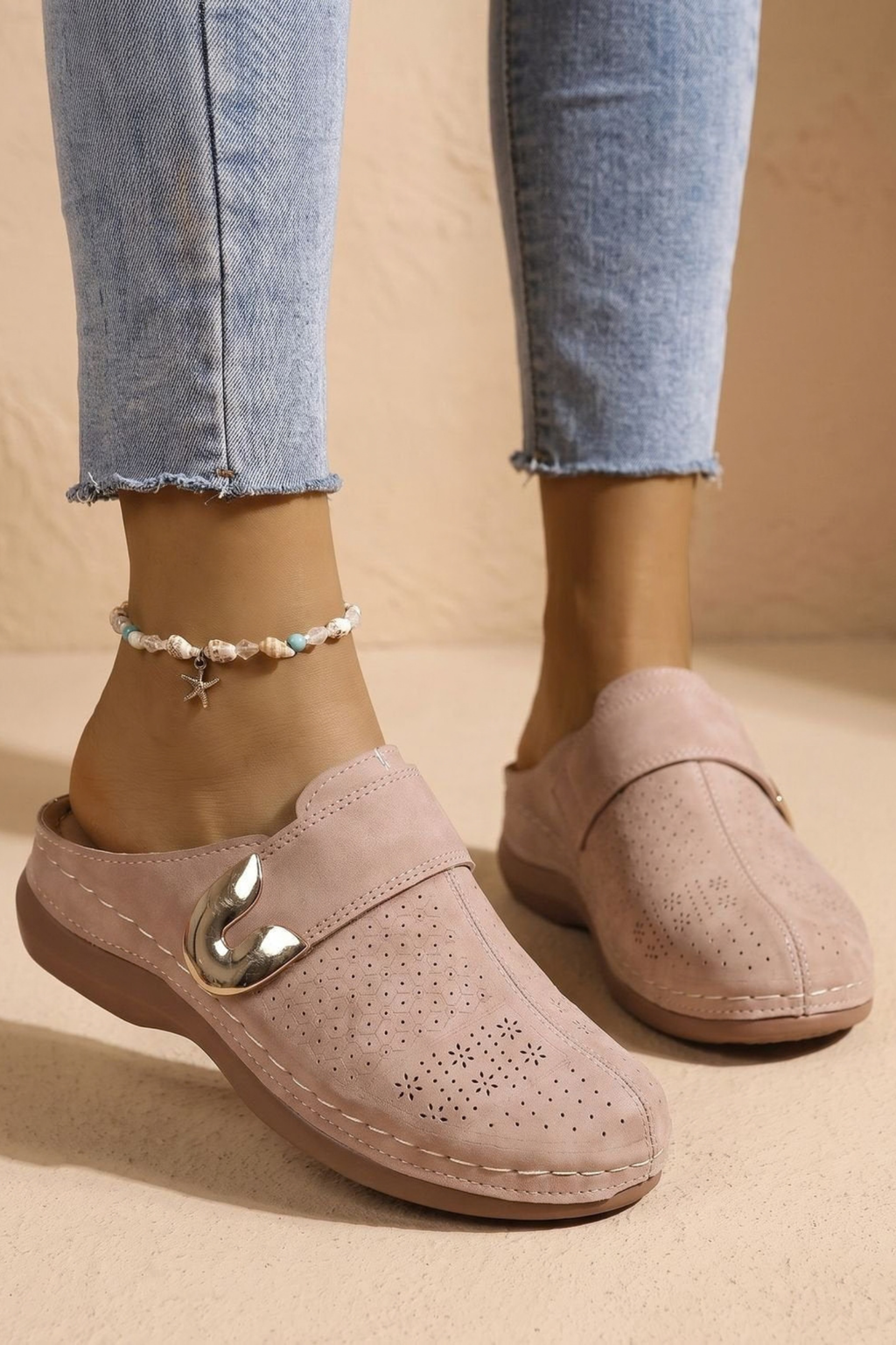 Honeycomb Slip On Mule Clogs