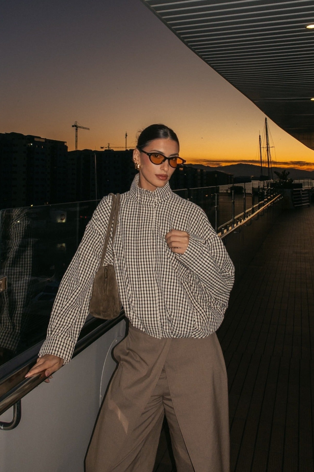 Vintage Plaid Lightweight Jacket