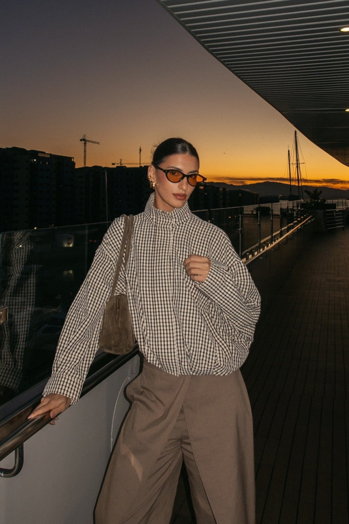 Vintage Plaid Lightweight Jacket