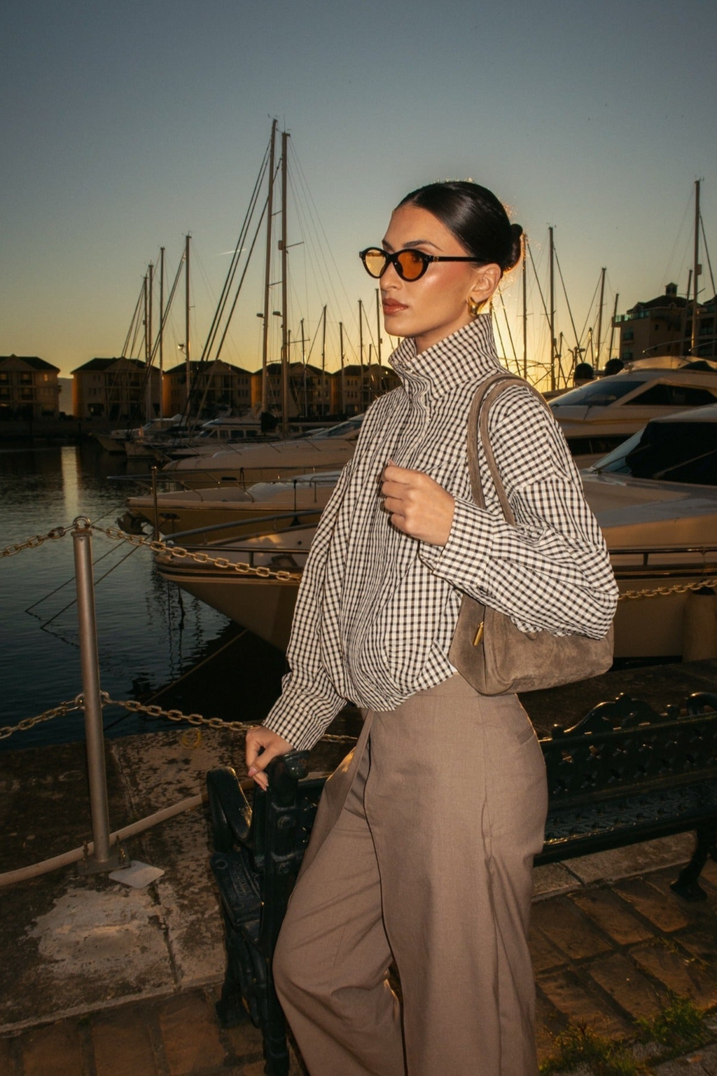 Vintage Plaid Lightweight Jacket
