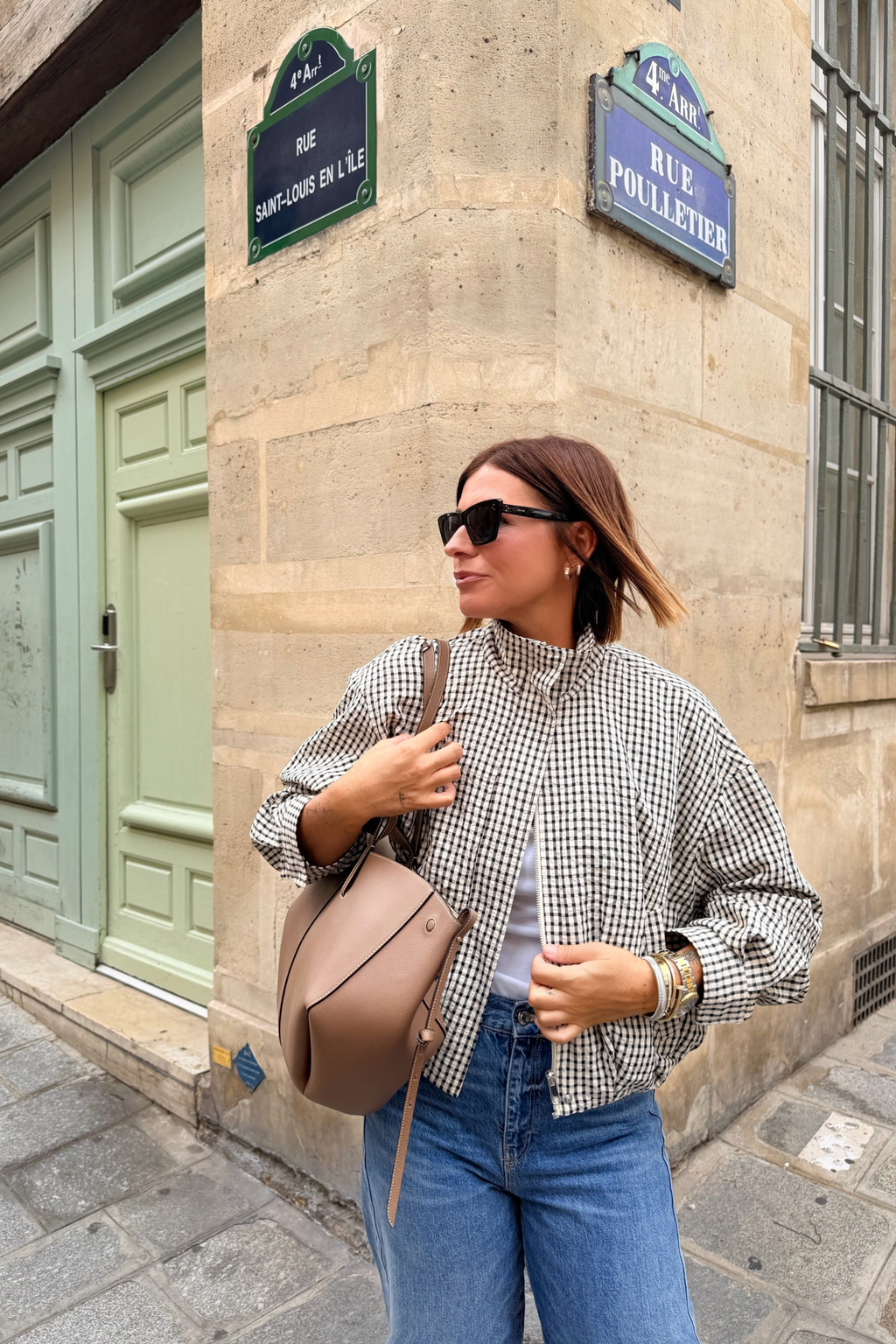Vintage Plaid Lightweight Jacket