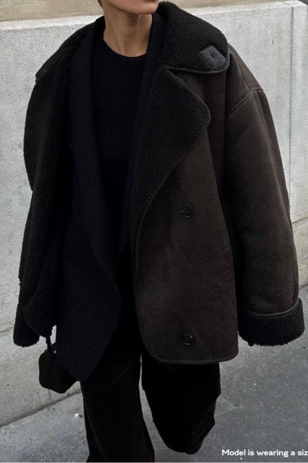 Vintage Shearling Lined Leather Jacket